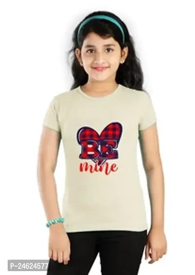 Fancy Cotton Blend Tees For Baby Girls