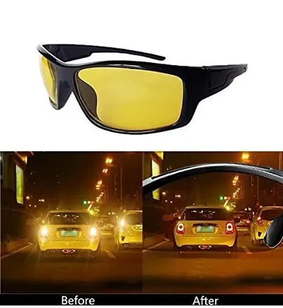 Modern HD Vision Day and Night Vision Goggles for Riding Bikes and Driving Sunglasses for Men Women Boys Girls