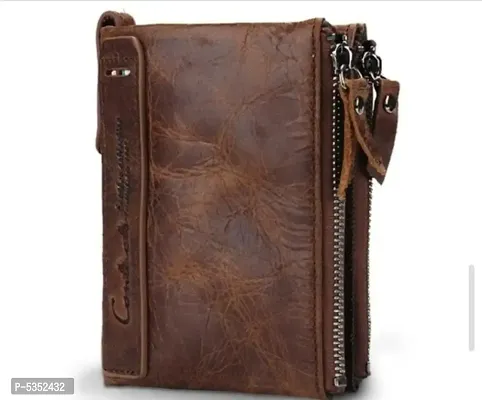 Men's Leather Wallet (Chocolate Brown)