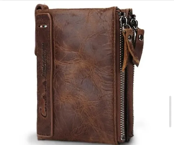 Men's Leather Wallet (Chocolate Brown)