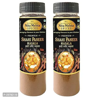 Kitchen Queen Nita Mehta Premium Shahi Paneer Masala 90g Each (pack of 2) = 180g  Make Restaurant Like Shahi Paneer at Home (premium Shahi Paneer Masala, 180g  2 Pack)