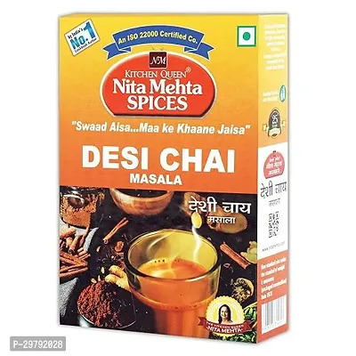 Kitchen Queen Nita Mehta Desi Chai Masala 25g  Tea Masala Make Your Tea More Interested (desi Chai Masala, 25g  Pack 1)