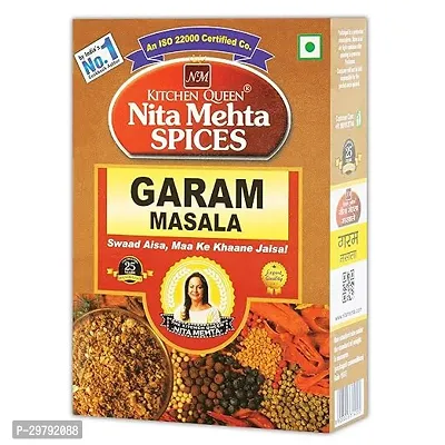 Kitchen Queen Nita Mehta Garam Masala Powder 100g  Perfect Blend of Ground Spices (garam Masala, 100g  Pack 1)