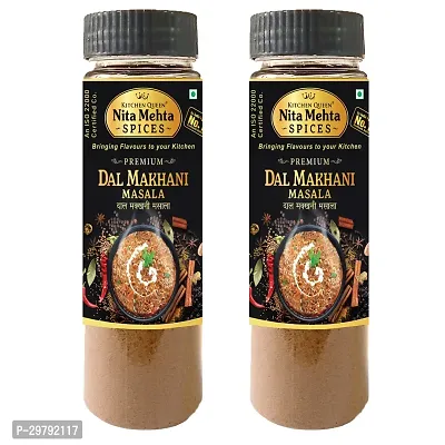 Kitchen Queen Nita Mehta Premium Dal Makhani Masala 90g Each (pack of 2) = 180g  Make Restaurant Like Dal Makhani at Home (180g (2 Pack))