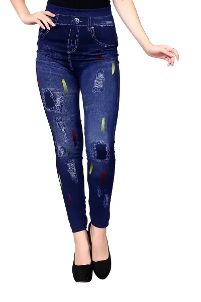 Jeans and Jegging for Women and Girl LINE Print