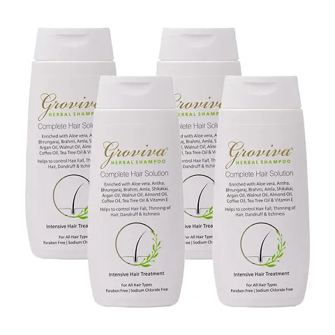 Groviva Herbal Hair Care Shampoo And Serums | Complete Hair Solution |