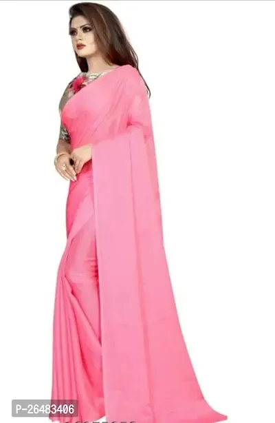 Classic Chiffon Saree with Blouse piece