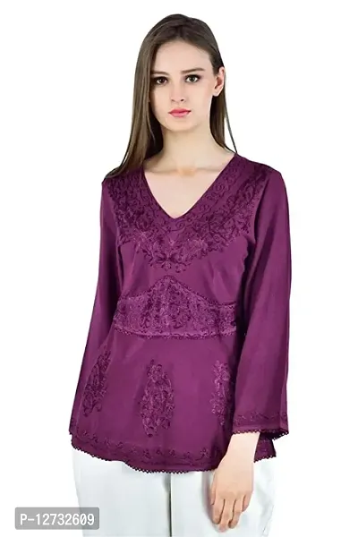 Stylish Fancy Rayon Straight Top For Women