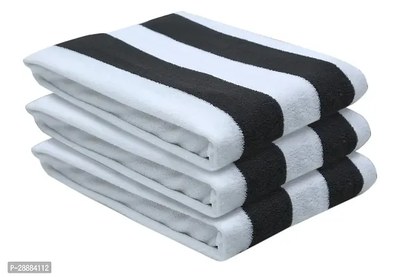 Soft Terry 100% Cotton Bath Towels - Pack of 3-thumb0