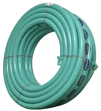 15 Meters PVC Flexible Hose Pipe For Watering Home Garden - Green 0.75 Inch-thumb1