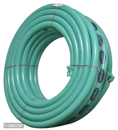 15 Meters PVC Flexible Hose Pipe For Watering Home Garden - Green 0.75 Inch-thumb2