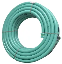 15 Meters PVC Flexible Hose Pipe For Watering Home Garden - Green 0.75 Inch-thumb2