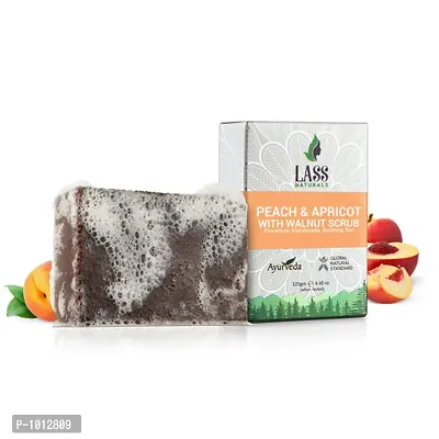 Peach & Apricot With Walnut Scrub Soap