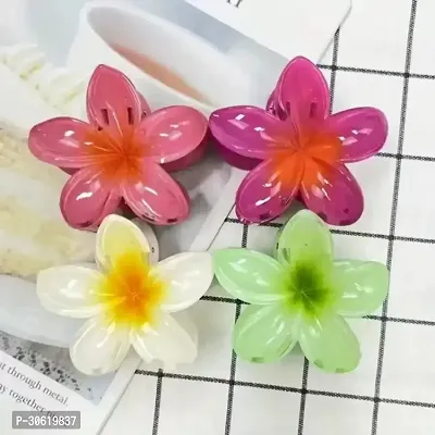 4 Pcs Flower Hair Clips for Women Flower Hair Claw Hair Claw Multicolor