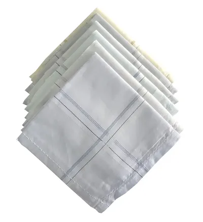 S4S Men's 100% Cotton Supreme Handkerchiefs/Hankies for Men