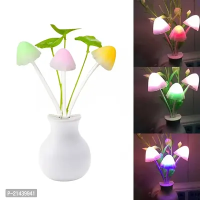 Sterling Bazaar LED Dream Night Light, Auto ON/Off Sensor Mushroom Lamp Multicolor-thumb2