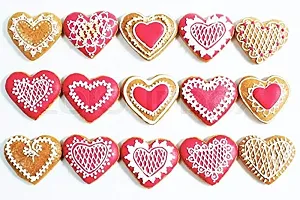 Plastic Cupcake Cookie Cutter Heart Shape Multicolor-thumb3
