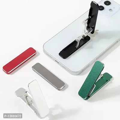 Adjustable Foldable Thinnest Pocket Mobile Kick Stand Mobile Holder Mobile Stand Mobile (Assorted Colour)-thumb0