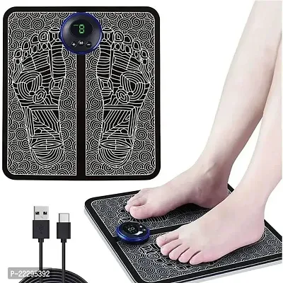 Foot Massager Mat For Pain Relief Wireless Rechargeable Portable Folding Automatic with 8 Mode 19 Intensity Legs,Body,Foot Massager Muscle Relaxation Legs  Feet Massager