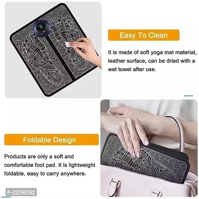 Foot Massager Mat For Pain Relief Wireless Rechargeable Portable Folding Automatic with 8 Mode 19 Intensity Legs,Body,Foot Massager Muscle Relaxation Legs  Feet Massager-thumb5