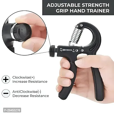 Portable Adjustable Hand Grip Strengthener Ideal Gym Workout And Exercise Equipment For Men And Women at Home Finger Power Exerciser, Strength Trainer and Rehabilitation Tool-thumb4