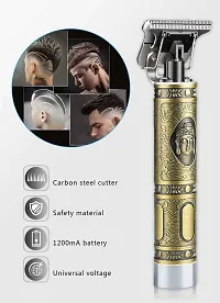 Hair Trimmer For Men Buddha Style Trimmer, Professional Hair Clipper, Adjustable Blade Clipper, Hair Trimmer And Shaver, Retro Oil Head Close Cut Precise hair Trimming Machine Gold-thumb2