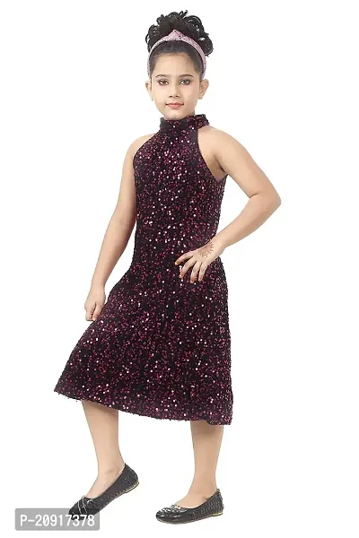 THE CROWN Kids Stylish Party Dress for Girls-thumb3