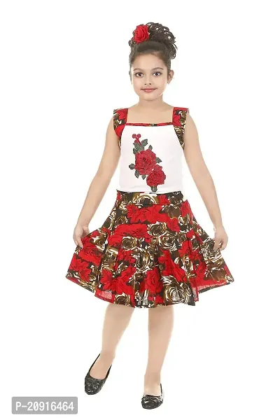 THE CROWN Soft Cotton Top-Skirt for Beautiful Girls-thumb0