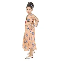 THE CROWN Soft Cotton Rayon Frock for Beautiful Girls-thumb1