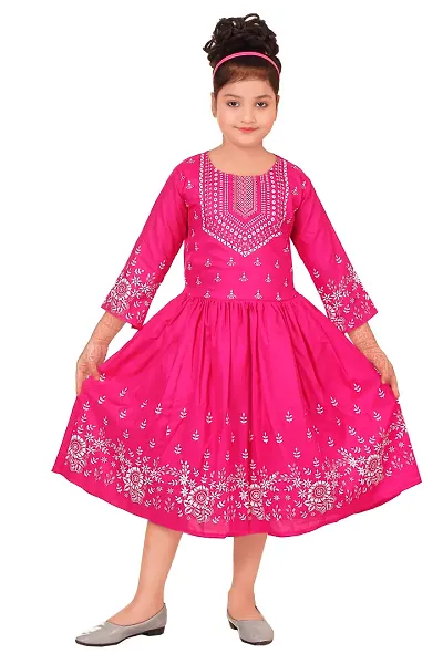 Comfortable Party/Festival Dress for Girls