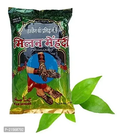 D.K.Sales Milan Pride Of Ujjain Chemical Free Mehandi Powder For Hands, 400 g-thumb0