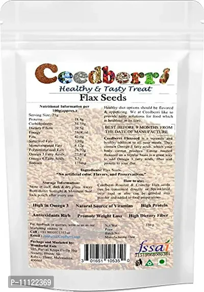 Flax Seeds, High In Omega 3- 250 Grams-thumb2