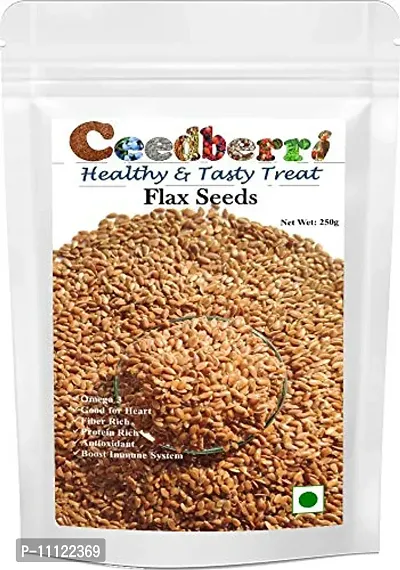 Flax Seeds, High In Omega 3- 250 Grams-thumb0