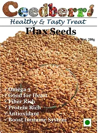 Flax Seeds, High In Omega 3- 200 Grams-thumb2