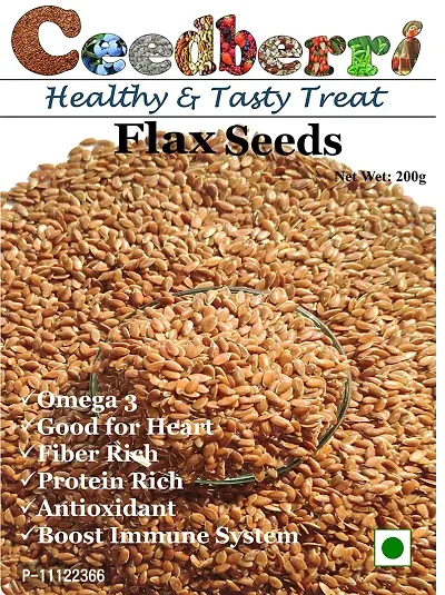 Flax Seeds, High In Omega 3- 200 Grams-thumb3