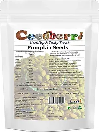 Premium Pumpkin Seeds For Eating, Protein And Fiber Rich Superfood- 250 Grams-thumb1