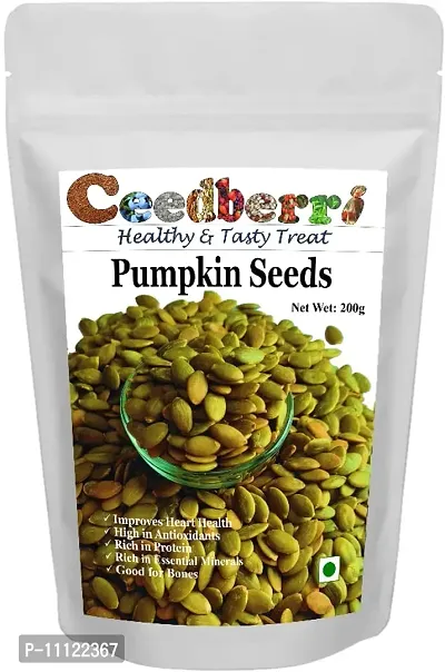 Premium Pumpkin Seeds For Eating, Protein And Fiber Rich Superfood- 200 Grams