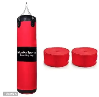 Monika Sports moni Synthetic leather boxing kit Hanging Bagnbsp;nbsp;(3 feet, 2 kg)