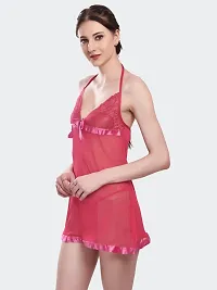 AGOSTER Women Sexy Babydoll Comfortable and Premium Set for Every Women, Sleep and Honeymoon wear-thumb2