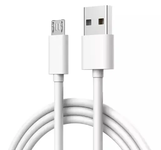 Red Champion White V8 Data Cable For Android Mobile/Tablet/Laptop