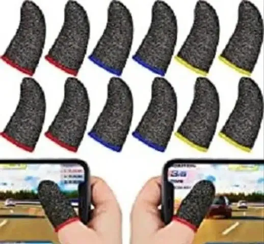 Finger Sleeve for Pubg, COD, FreeFire and Fortnite Thumb and Finger Sleeve Anti-Sweat and Breathable