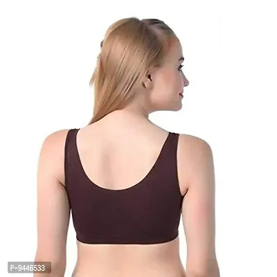 INDIROCKS Women Yoga Bra Running Bra Sports Bra Stretchable Non-Padded and Non-Wired Bra for Women/Girls, Freesize-thumb2