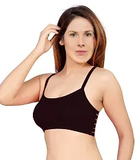 INDIROCKS Combo 4 Women's Nylon, Spandex & Cotton Padded Non-Wired T-Shirt Bra-thumb3