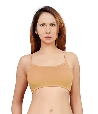 Women's Nylon, Spandex  Cotton Padded Non-Wired T-Shirt Bra - Pack Of 2-thumb3
