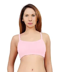 Women's Nylon, Spandex  Cotton Padded Non-Wired T-Shirt Bra - Pack Of 2-thumb3