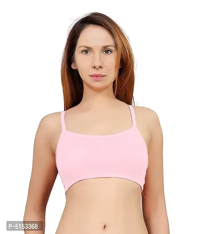 Women's Nylon, Spandex  Cotton Padded Non-Wired T-Shirt Bra - Pack Of 2-thumb4