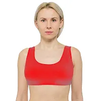 INDIROCKS Women Yoga Bra Running Bra Sports Bra Stretchable Non-Padded and Non-Wired Bra for Women/Girls, Freesize-thumb4