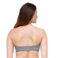 INDIROCKS Women's Lace Tube Strapless Padded Bra (Free Size)-Pack of 6-thumb4