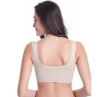 INDIROCKS Women Yoga Bra Running Bra Sports Bra Stretchable Non-Padded and Non-Wired Bra for Women/Girls, Freesize-thumb4