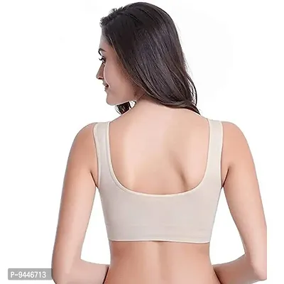 INDIROCKS Women Yoga Bra Running Bra Sports Bra Stretchable Non-Padded and Non-Wired Bra for Women/Girls, Freesize-thumb5